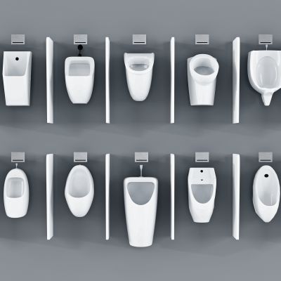 现代小便斗 小便器组合