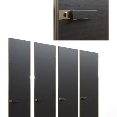 现代极简木饰面门