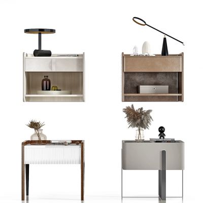 现代床头柜组合