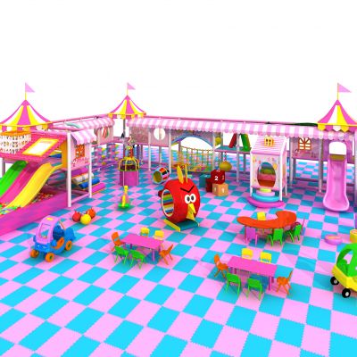 现代户外儿童娱乐设施，儿童滑梯