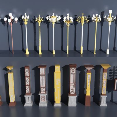 新中式景观灯庭院灯路灯组合