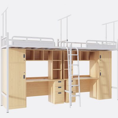 现代学生宿舍上下铺