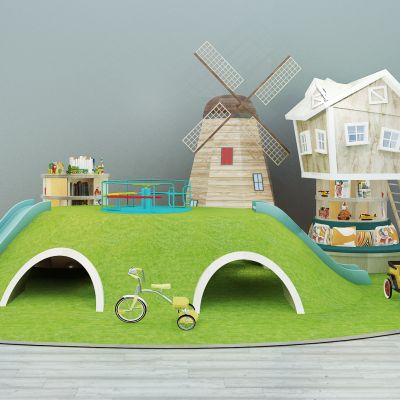 现代儿童游乐，娱乐器材设施