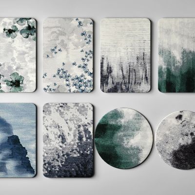 新中式抽象简约地毯