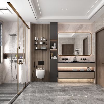 现代卫生间浴室