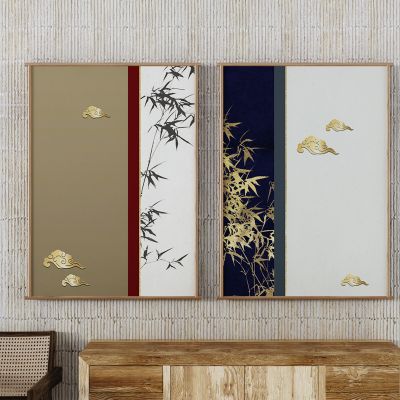 新中式禅意装饰画挂画