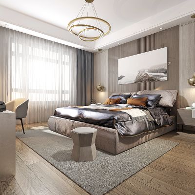 现代卧室