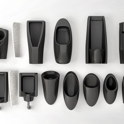 现代小便斗组合