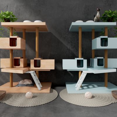 现代猫爬架,宠物猫