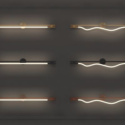 现代镜前条形壁灯