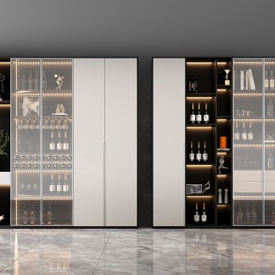 现代酒柜组合