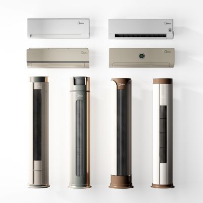 现代空调_落地柱式空调_挂式空调