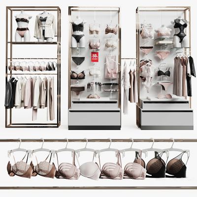 现代内衣架内衣