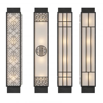 新中式金属壁灯