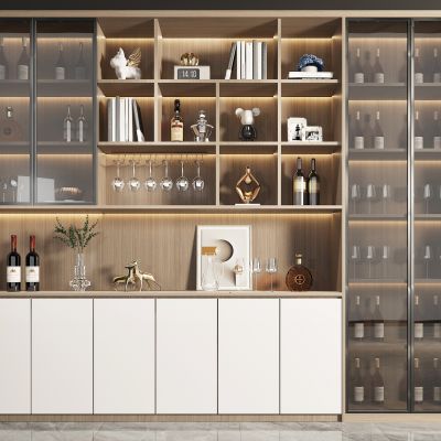现代轻奢酒柜
