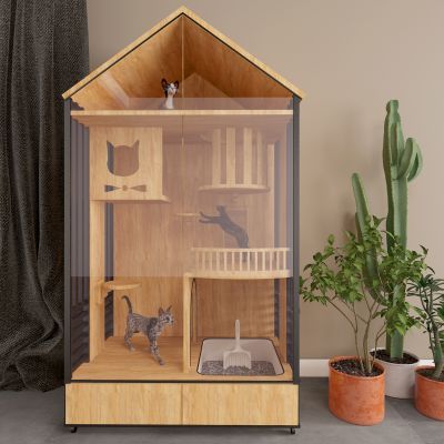 现代猫爬架宠物屋