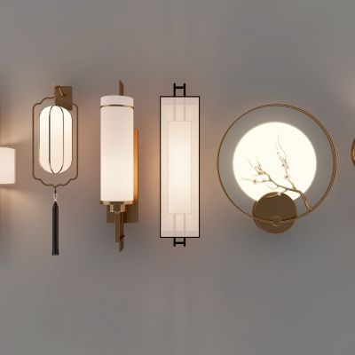 新中式金属壁灯