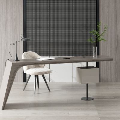 现代办公桌椅组合