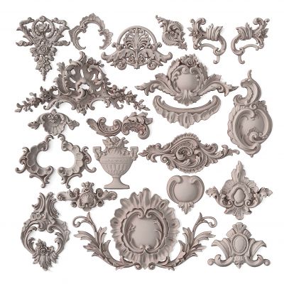 法式石膏雕花石膏线