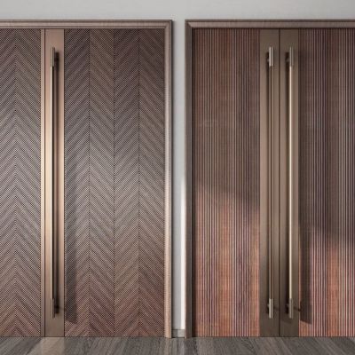 现代轻奢子母门