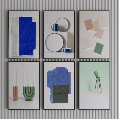 现代抽象装饰挂画