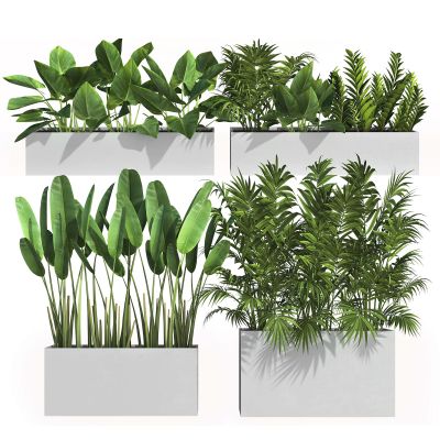 现代花坛3D模型