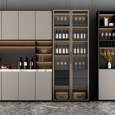 现代轻奢酒柜