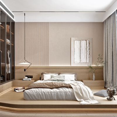 北欧榻榻米卧室
