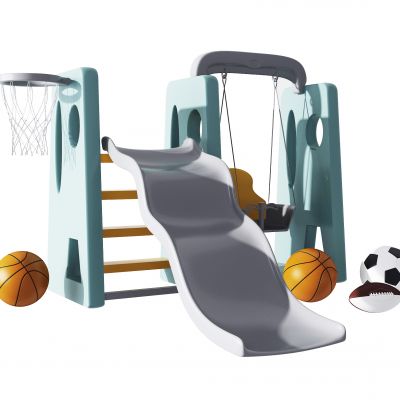 现代儿童游乐滑梯