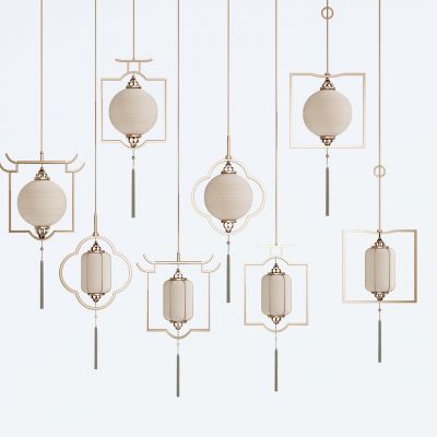 新中式灯笼小吊灯