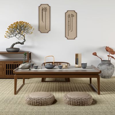 新中式茶桌椅组合