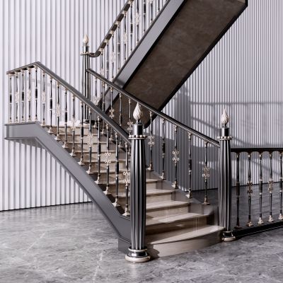 法式描金栏杆楼梯