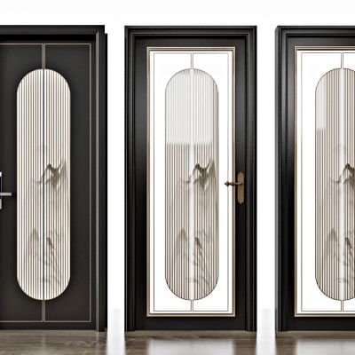 新中式密码门厨卫门，推拉门，玻璃门