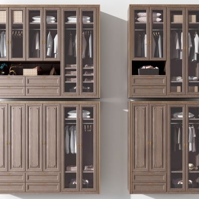 新中式实木衣柜