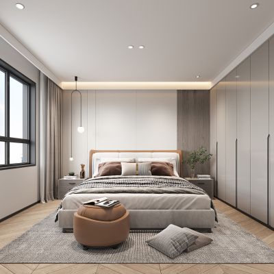 现代卧室