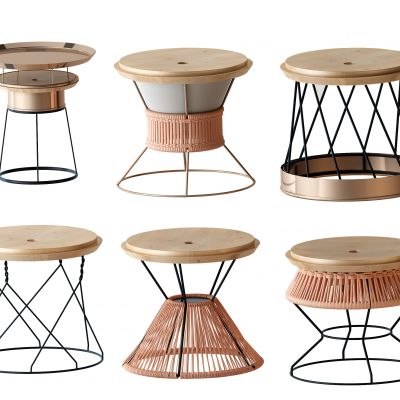 现代简约角几圆几