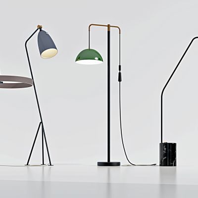 现代时尚金属落地灯