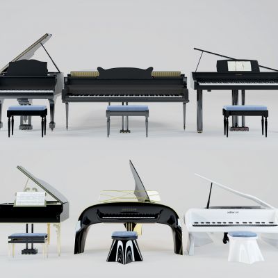 现代钢琴乐器