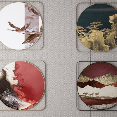 新中式山水装饰画