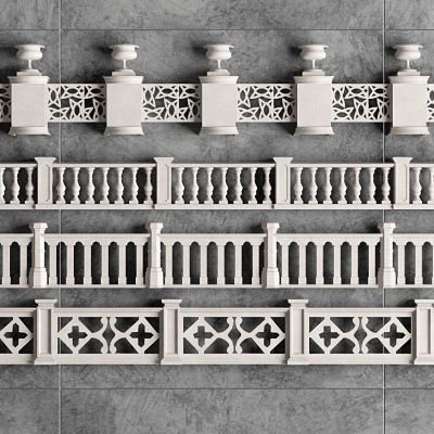 欧式石材栏杆护栏