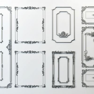 法式雕花线条，石膏线，护墙板线条