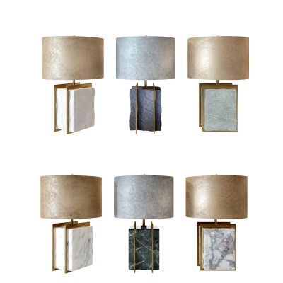 新中式大理石台灯