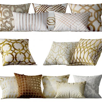 现代布艺抱枕，靠包，