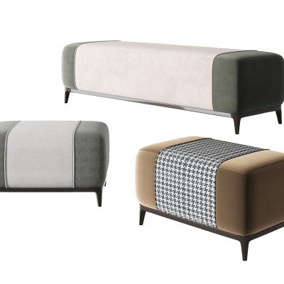 现代沙发凳脚踏