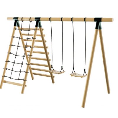 现代娱乐攀爬架秋千