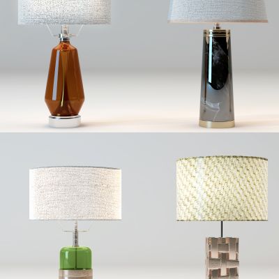 现代简约台灯组合