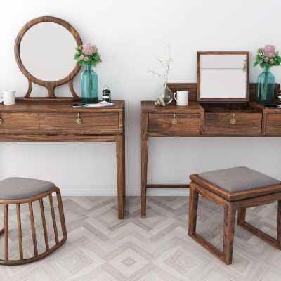 新中式实木梳妆台