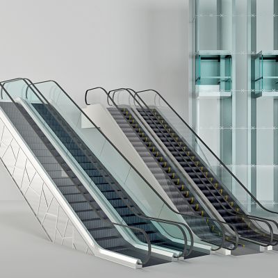 现代商场扶手，滚梯电梯，观光电梯电梯