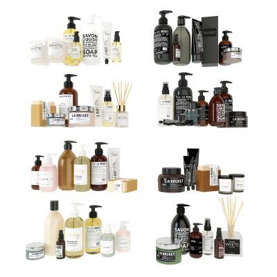 现代卫浴用品洗浴用品组合