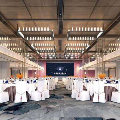 新中式酒店宴会厅